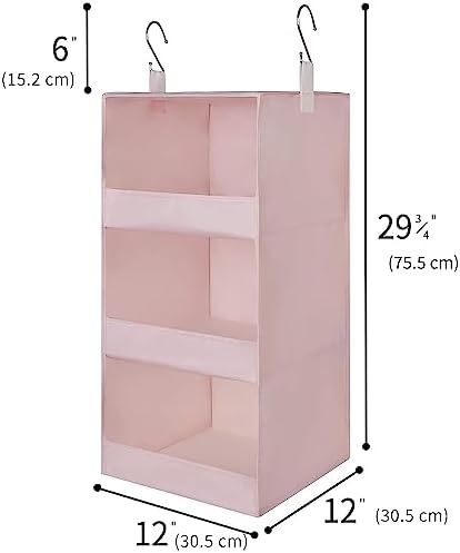 GRANNY SAYS 3-Shelf Hanging Closet Organizer, Foldable Storage - Image 3