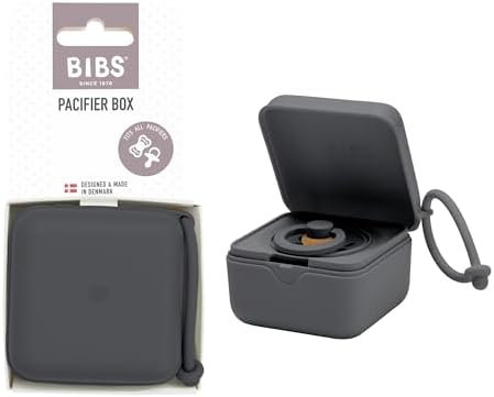 BIBS Pacifier Box with Loop for Storing & Carrying Soothers | 100% BPA Free by BIBS