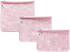 Tiny Twinkle Diaper Bag Organizing Pouches|3 Pack Mess-Proof Clear Front Travel by TinyTwinkle