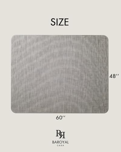 Baroyal Office Chair Mat for Hardwood Floor Under Desk Computer Rolling Chair - Image 6