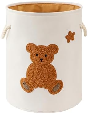 Kids Laundry Basket Nursery Hamper Baby Laundry Basket Stuffed Animal Toys by INough