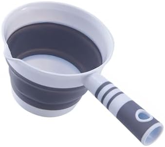 Foldable Water Scoops for Kids Bathing and Kitchen Use Food Grade Long Handle by Unknown