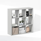 Furinno Cubic Extra Thick 9-Cube Closet Organizers and Storage, Light Grey - Image 6