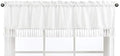 Sweet Jojo Designs White Boho Bohemian Window Treatment Valance by SweetJojoDesigns
