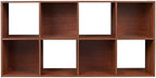 ClosetMaid Cubeicals 8 Cube Storage Shelf Organizer Bookshelf, Vertical or - Image 6