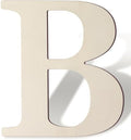 Wooden Letters 8 Inch Large Paintable Wood Letter B by Unknown