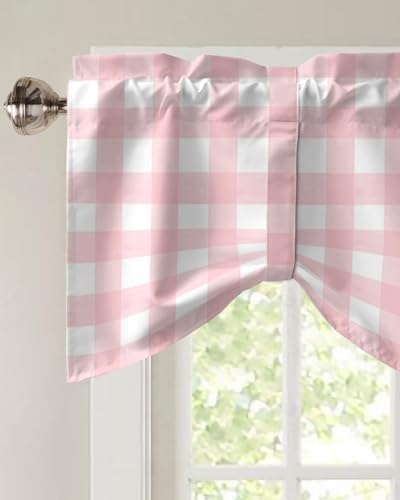 Christmas Blackout Tie Up Valance Curtains - Image 3