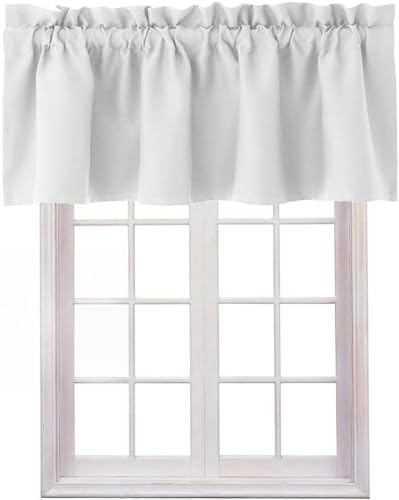 Hiasan Greyish White Valance Curtains by Hiasan