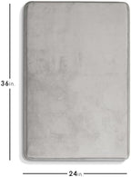 Clara Clark Bathroom Rugs, Velvet Memory Foam Bath Mat, Non-Slip Bath Rugs - Image 2