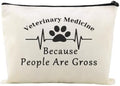 Veterinary Medicine Bag for Vet Tech Appreciation Gifts Funny Vet Canvas by Sudaporn