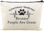 Veterinary Medicine Bag for Vet Tech Appreciation Gifts Funny Vet Canvas by Sudaporn