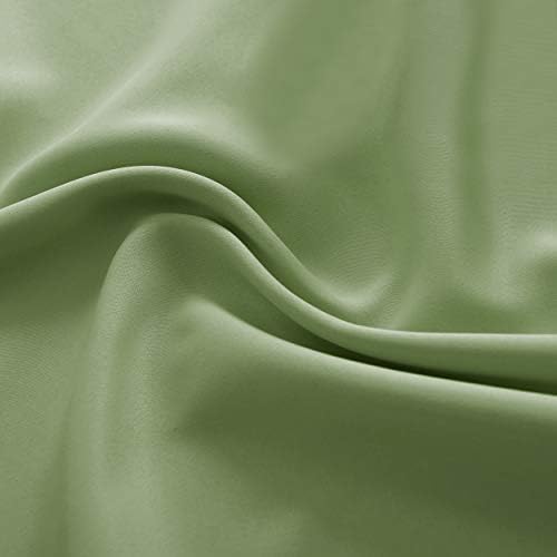 DONREN 2 PCS Sage Green Curtain Valances - Image 6