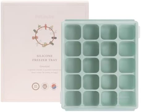 Baby Food Storage Silicone Cubes, Ocean Blue, 20 Cubes 0.8oz - Image 2