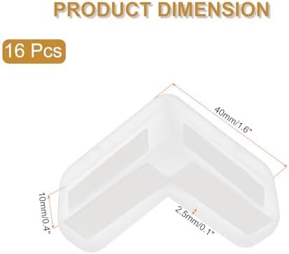uxcell Corner Protectors, Furniture Corner Guard and Edges Safety Bumpers - Image 2