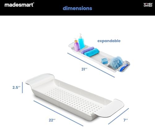 madesmart Expandable Bath Tray - Image 6