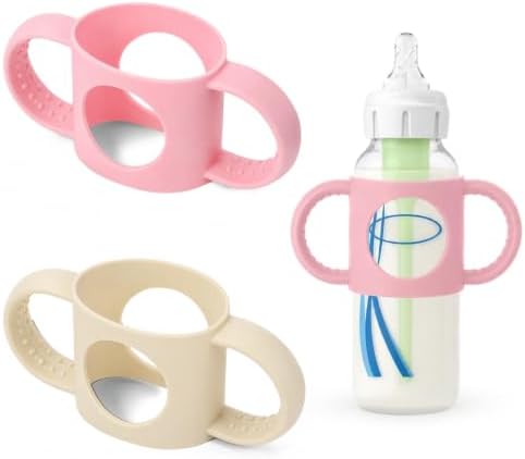 BUSOHA 2 Pack Silicone Sleeves for Dr. Brown's Narrow Baby Bottle by BUSOHA