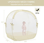 L RUNNZER Baby Crib Tent, Crib Cover to Keep Baby from Climbing Out - Image 2
