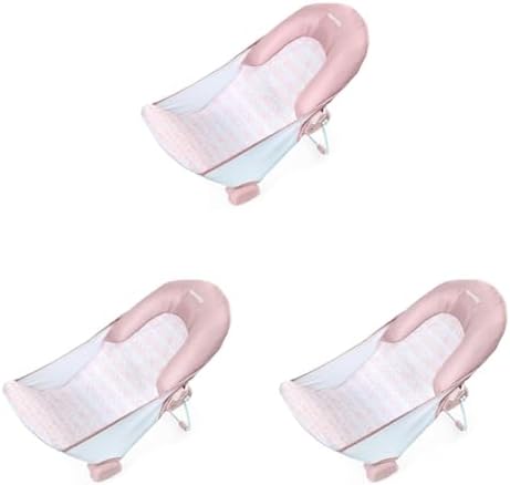 Ingenuity Foldaway 2-Position Bather, 2-Position Adjustable Support Baby Bath by Ingenuity