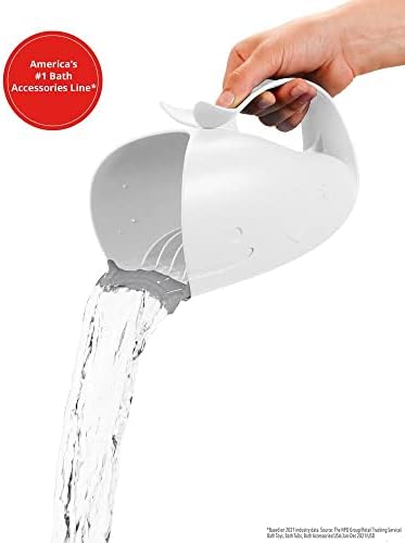 Skip Hop Baby Bath Rinse Cup MOBY Tear-free Waterfall Rinser White Age 0+ - Image 2