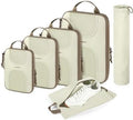 BAGSMART 6 Set Compression Packing Cubes, Travel Luggage Organizer Bags by BAGSMART