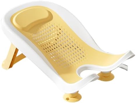 Infant Bath Basin Strong Suction Foldable Quick Drying Bath Rack Ergonomic - Image 4