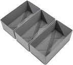 Bructhun Sock Drawer Organizer 3 Pack by Bructhun