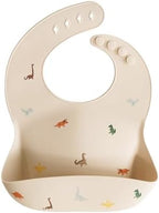 mushie Silicone Baby Bib | Adjustable Fit Waterproof Bibs by mushie