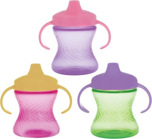 Nuby 2-Handle No-Spill Hard Spout Sippy Cup - 7 oz - Baby Sippy Cup with by NubyUSA
