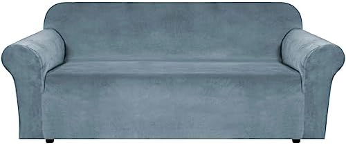 H.VERSAILTEX Stretch Velvet Sofa Covers Large Couch Covers Sofa Slipcovers by HVERSAILTEX
