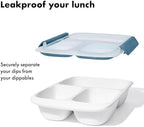OXO Good Grips Prep & Go 4.1 Cup Divided Food Storage Container -Ocean Blue - Image 2