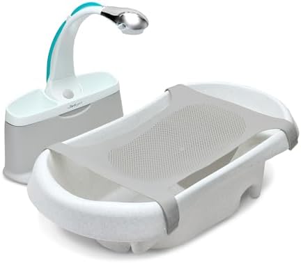 The First Years Rain Shower Baby Spa Bathtub Set – Includes Infant Sling by TheFirstYears