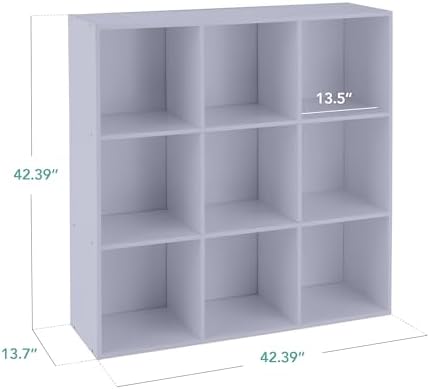 Best Choice Products Kids Bookcase 9-Cube Storage Organizer, 13.5in Shelf - Image 2