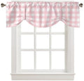 Christmas Blackout Tie Up Valance Curtains by VandarllinHomeKitchenDecor