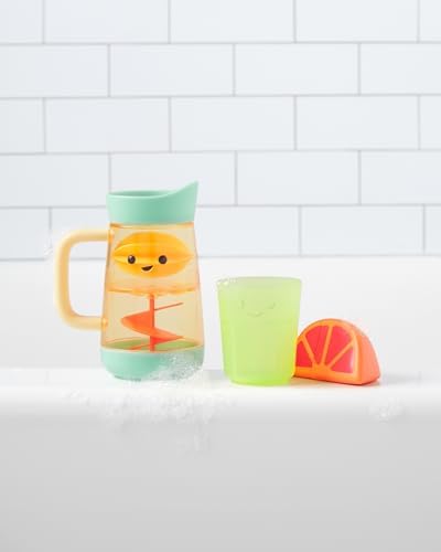 Skip Hop Baby Bath Toy Tub-to-Table Café Swirl & Splash Lemonade Set Bathtub - Image 4