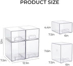 UFORU Baby Bottle Organizer, Stackable 4‑Pack Storage Drawers - Image 3