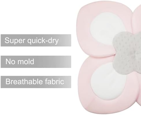 PandaEar Baby Bath Pad for Infant Newborn | Soft Flower Petals for Sink Bathtub - Image 3