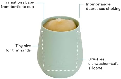 ezpz Tiny Cup - 4 months+ - 100% Silicone Training Cup - Image 3