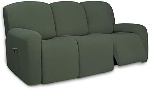 PureFit Super Stretch 3 Seats Recliner Sofa Couch Cover by PureFit