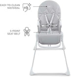 Kinderkraft BINCI Folding High Chair, Light Gray - Image 5