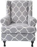 NILUOH Wingback Chair Covers 2-Piece, Armchair Slipcovers by NILUOH