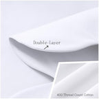 Shunjie.Home Scallop Edge Crib Skirt White, 100% Egyptian Cotton 400 Thread - Image 3
