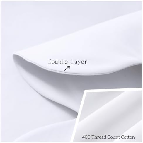 Shunjie.Home Scallop Edge Crib Skirt White, 100% Egyptian Cotton 400 Thread - Image 3