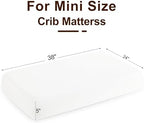 NTBAY Mini Crib Muslin Fitted Sheets, 2 Pack, 24 x 38 - Image 6