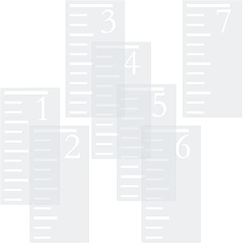 Tatuo 7 Feet Growth Chart Stencil Kids Height Growth Chart Reusable Ruler by Tatuo