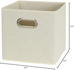 Household Essentials 82-1 Foldable Fabric Storage Bins |Set of 6 Cubby Cubes - Image 6