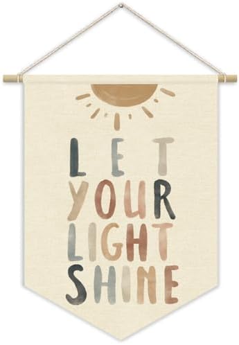 Inspirational Christian for Nursery Wall Decor, Let Your Light Shine for Kids by Unknown