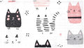 Shower Mat Non Slip 26.8 x 15.1 Inches, Funny Cats Bathtub Mat Shower Stall Mats by Anna+Cowper