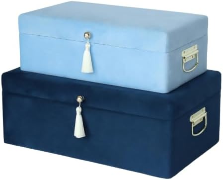 HofferRuffer Velvet Storage Trunks by HofferRuffer