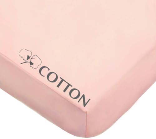 American Baby Company Cotton Fitted Crib Sheet 52x28" - Image 2