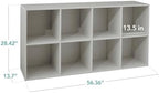 Best Choice Products Kids Bookcase 8-Cube Storage Organizer, 13.5in Shelf - Image 2